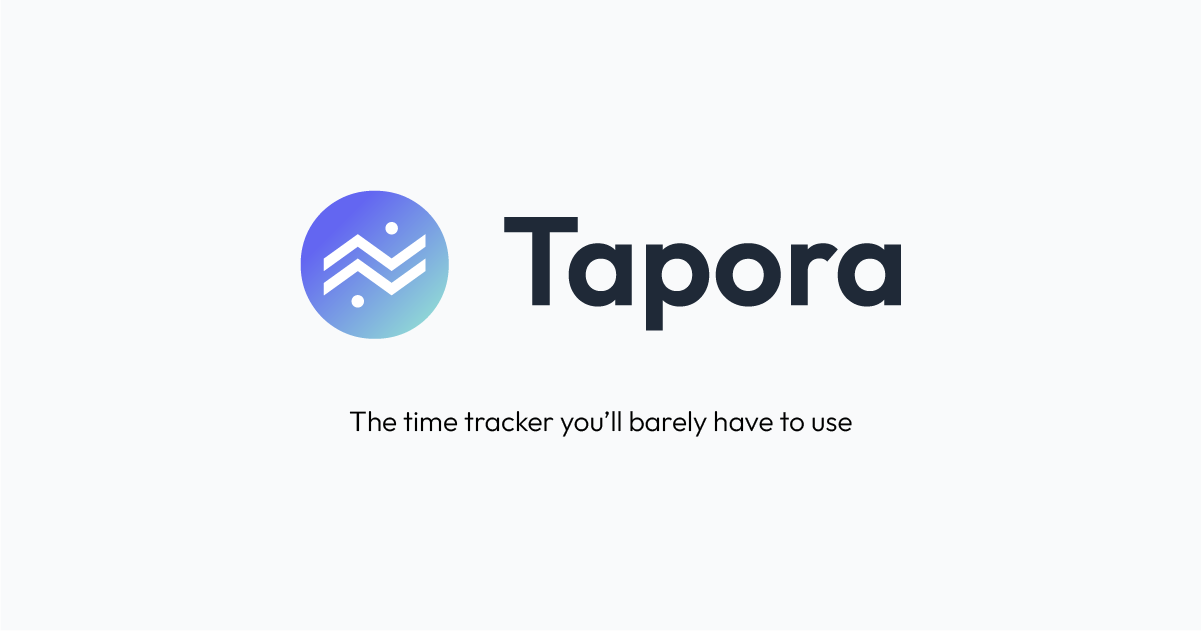 The time tracker you'll barely have to use - Meet Tapora